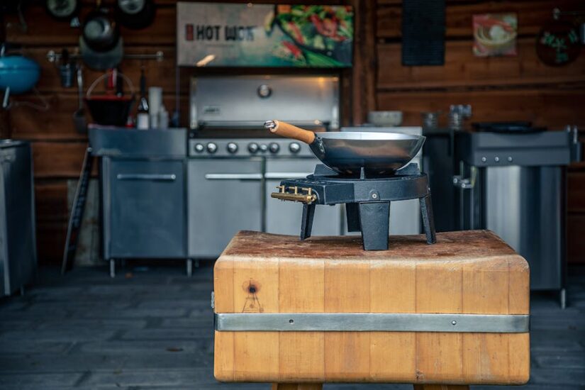 gas grill connected to house