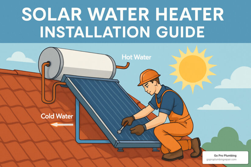 solar water heater installation guide