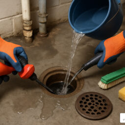 Unclog Your Basement Drain Without Losing Your Mind Image for Unclog Your Basement Drain Without Losing Your Mind post