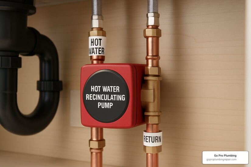 hot water recirculating pump