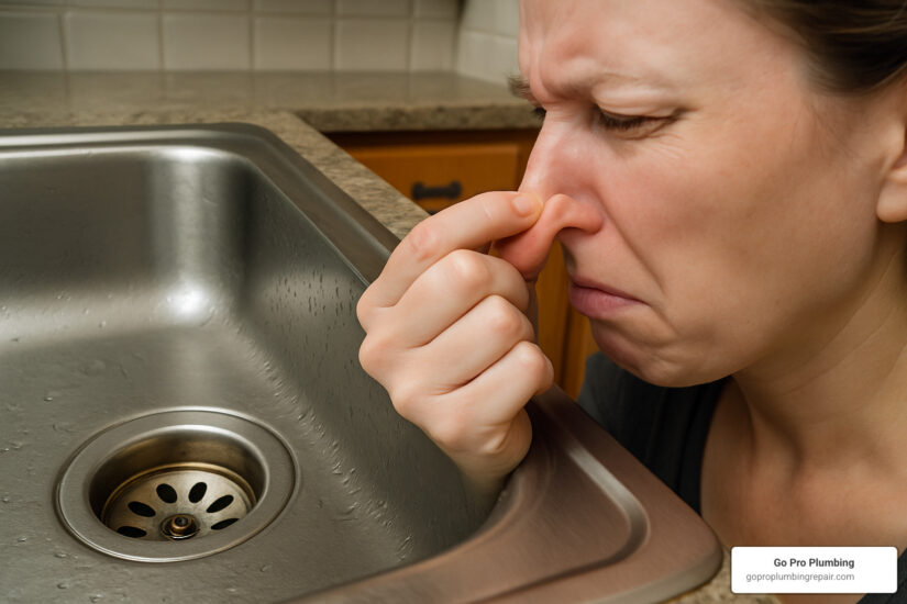 smelly sink drain