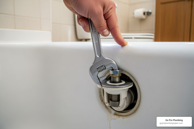 Bathtub drain replacement