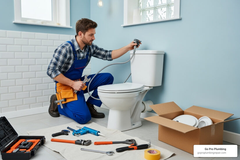 how much does installing a toilet cost