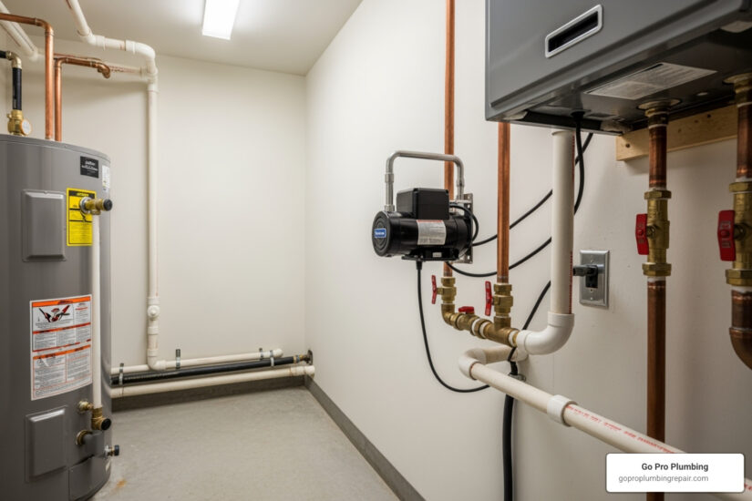 electric water heater recirculation pump