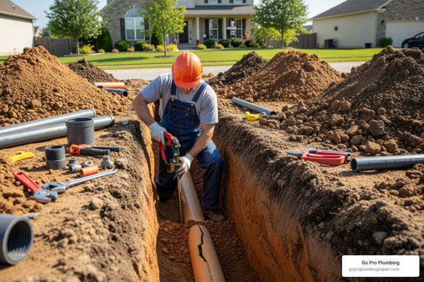 Sewer pipe repair cost