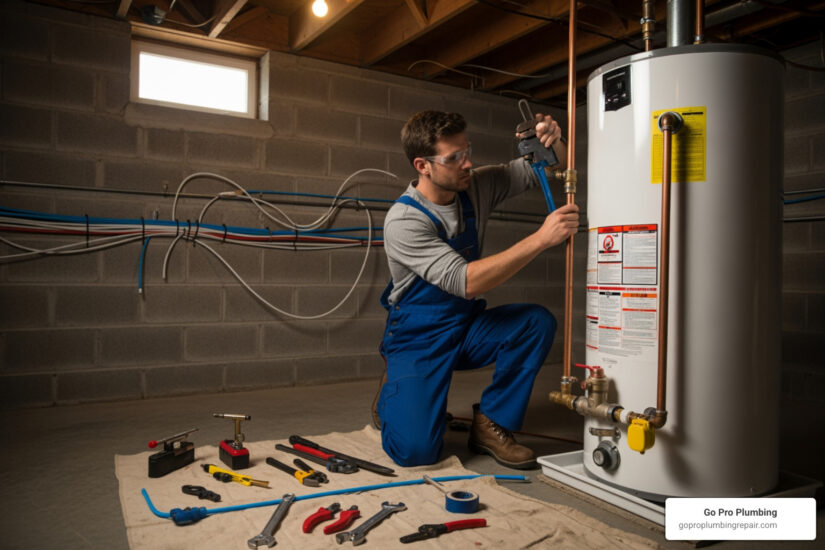 water heater installation