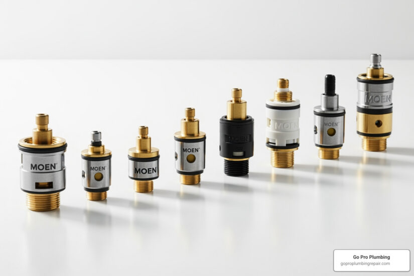 different moen cartridges