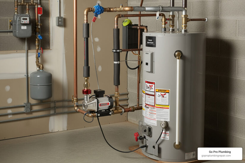 hot water heater recirculation pump