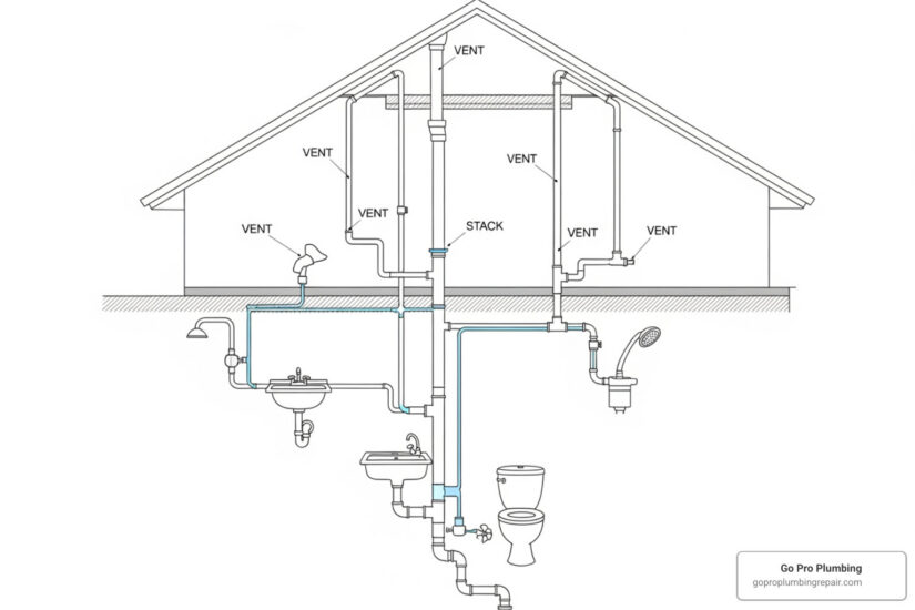typical house drainage layout