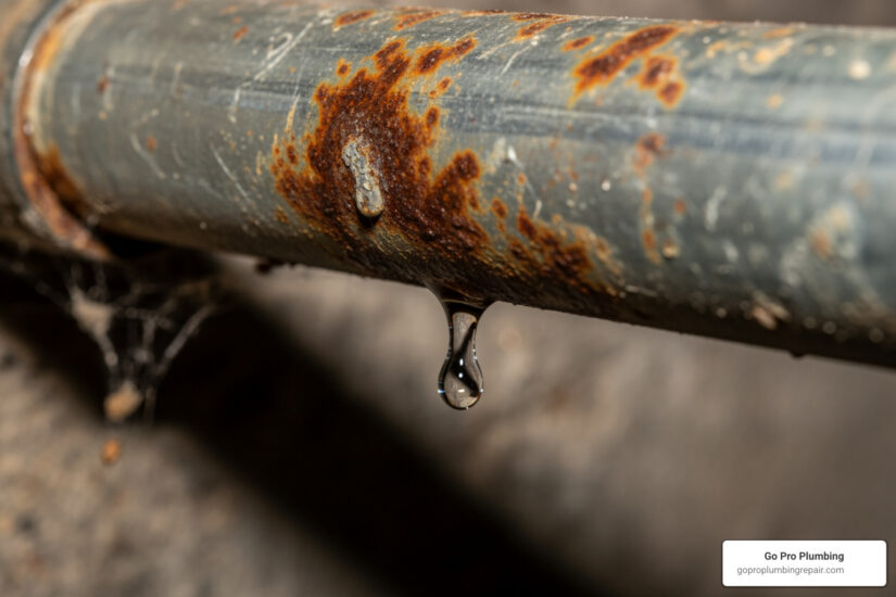 fix galvanized pipe leak