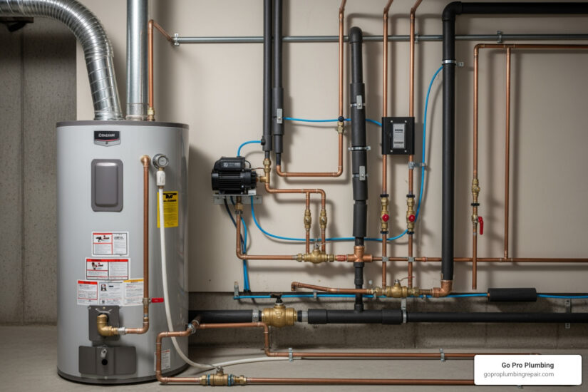 how does a hot water recirculation work