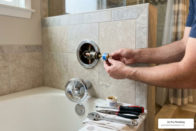 delta tub shower cartridge replacement