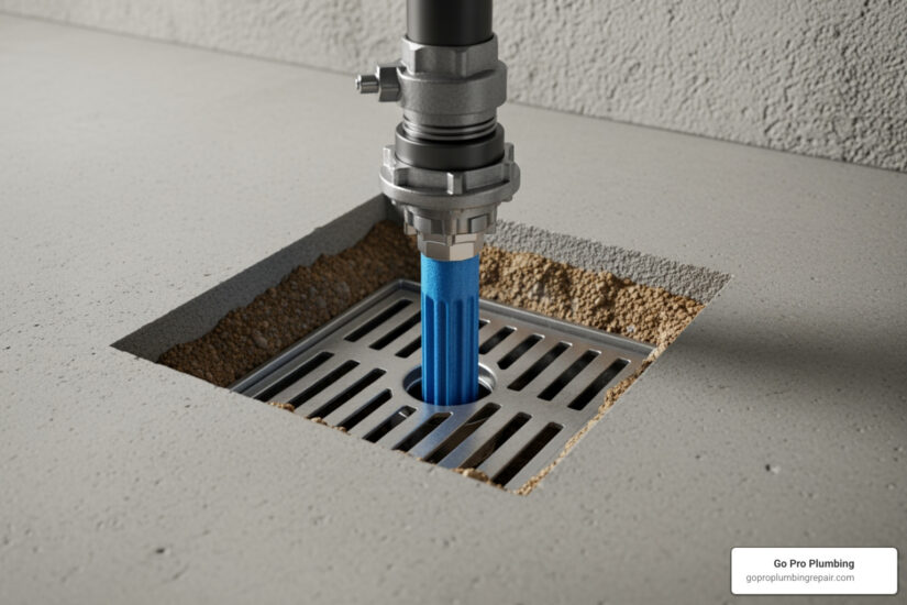 basement floor drain - Basement drain plumbing